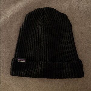 Patagonia Black Knit Winter Hat